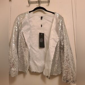 Silver Sequin Jacket